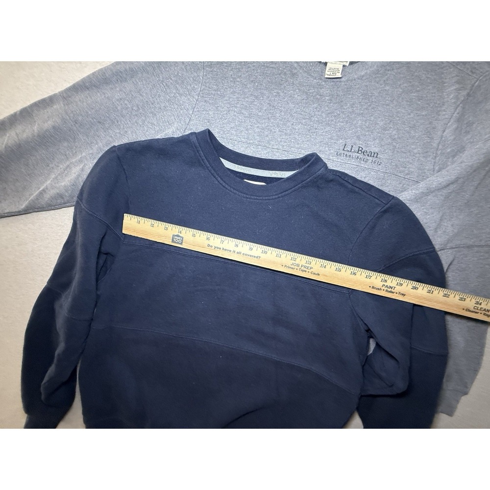 LL.Bean Men's Sweater Bundle Large Blue/gray - Picture 5 of 16